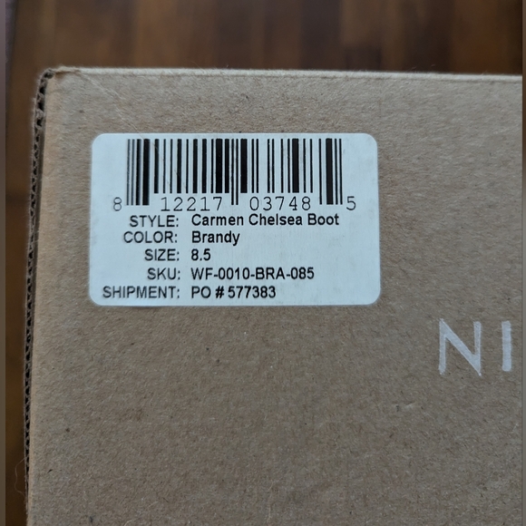 NIB Nisolo Carmen Chelsea Boot, Brandy, Size 8.5 - Picture 9 of 11